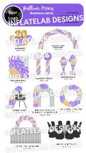 Lavender-Indigo-ballon menu